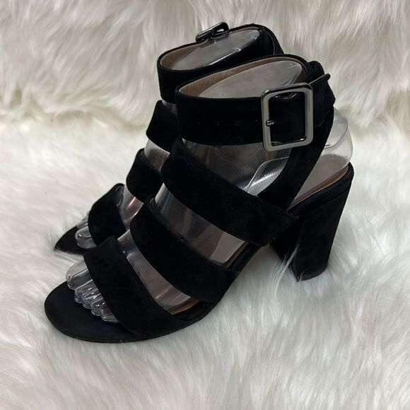 Vionic Womens Perk Blaire Black Suede Ankle Strap Heels Size 6Medium (B, M) B22B - Picture 4 of 13